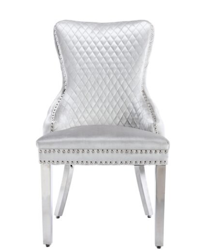 Victoria Silver Lion Dining Chair