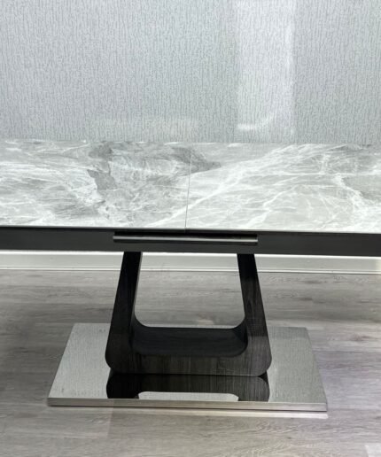 Zermatt Extendable Dining Table(160 - 200) (Grey Ceramic)