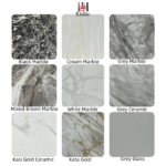 Chelsea Luxury Marble Coffee Table – Chrome or Gold Base (1.2m) - Image 4