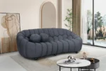 Bella Grey Bubble Sofa – Sculptural Modern Luxury - Image 3