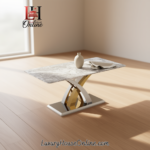 The Lucy Coffee Table is a bold centrepiece that blends sculptural elegance with modern luxury. Featuring a square marble top and a striking interwoven metal base in chrome and gold finishes, it’s designed to elevate any living space with artistic flair and premium materials. This table is part of the Lucy Collection, which includes a matching Dining Table, Console Table, and Lamp Table, all available with the same signature base and a wide range of interchangeable tops. Whether placed in a luxury lounge, a designer apartment, or a modern showroom, the Lucy Coffee Table delivers timeless style and everyday functionality.