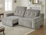 The Harrison Extendable Fabric Sofa Bed - Image 2