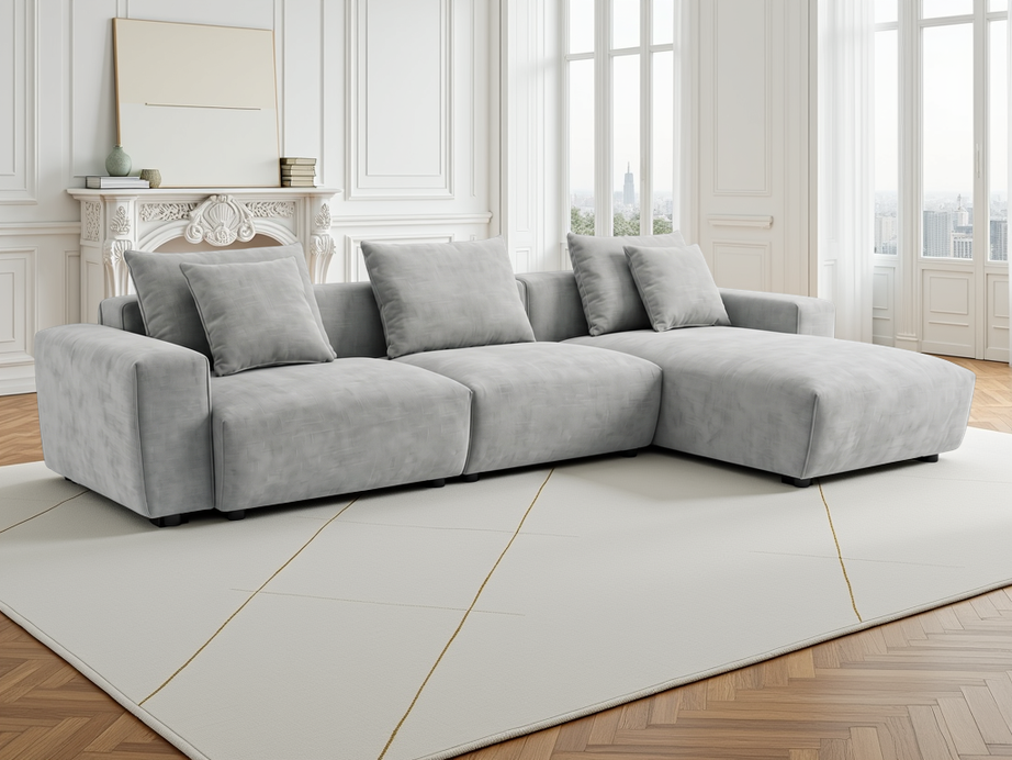 Beehive Furniture Catalogue July 2026 (1)-108 Huxley Low-Profile Modular Chaise Sofa - Image 1