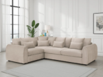 Alba Curved-Arm Plush Sofa & Corner Collection