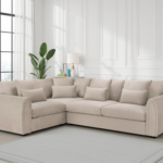 Alba Curved-Arm Plush Sofa & Corner Collection