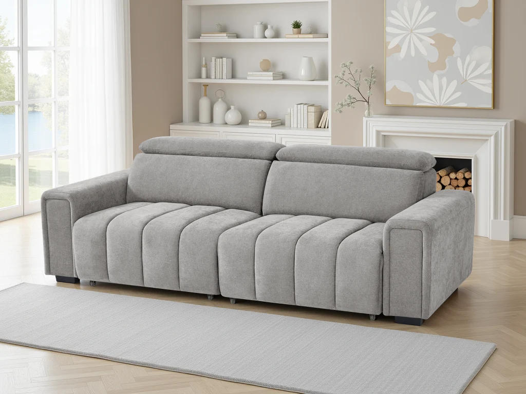 Beehive Furniture Catalogue July 2026 (1)-125 Novara Extendable Smart-Lounge 3-Seater Sofa - Image 1