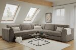 Huxley Contemporary Textured-Chenille Sofa & Suite Collection - Image 2