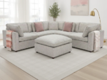 Denver Luxury Corner Sofa & Footstool Collection - Image 3