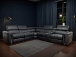 The Monza Modern Leather Recliner Sofa Collection