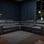 The Monza Modern Leather Recliner Sofa Collection