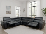 The Monza Modern Leather Recliner Sofa Collection - Image 2