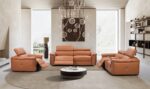 The Monza Modern Leather Recliner Sofa Collection - Image 9