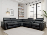 The Monza Modern Leather Recliner Sofa Collection - Image 5