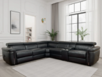 The Monza Modern Leather Recliner Sofa Collection - Image 4