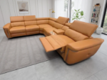The Monza Modern Leather Recliner Sofa Collection - Image 3