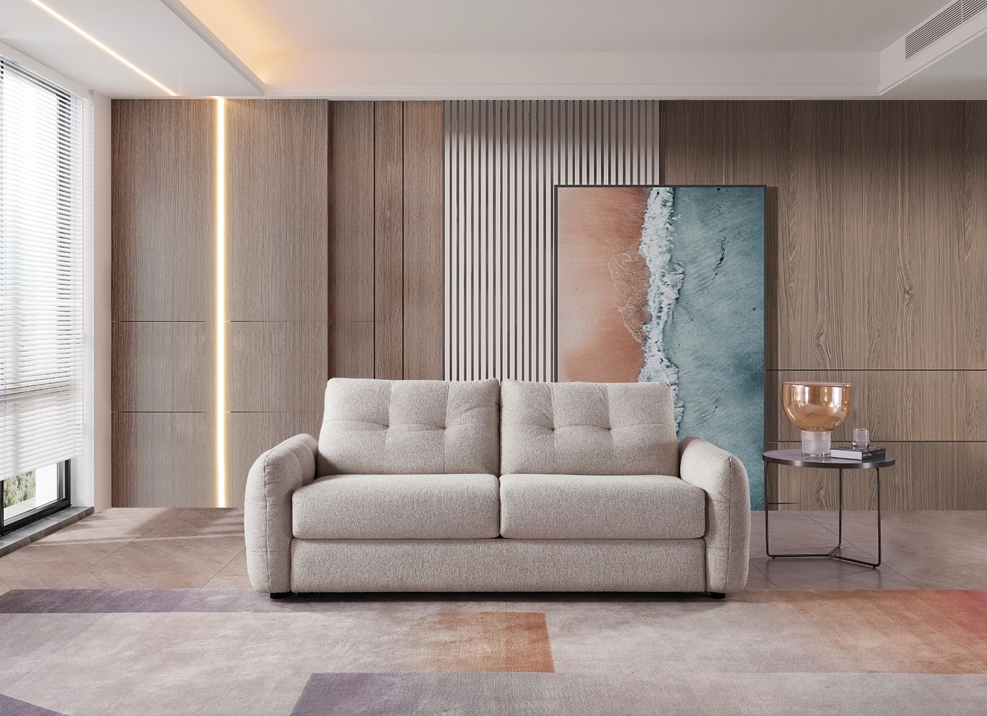 Beehive Furniture Catalogue July 2026 (1)-230 Modern 3-Seater Fold-Out Sofabed Collection - Image 1