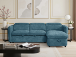 Modern U-Shape Convertible Sleeper Sofa Bed with Dual Storage - Image 7