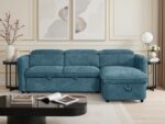 Grid-Tufted Modern Corner Sleeper Sofa Bed with Storage Chaise (Copy) (Copy) (Copy) (Copy)