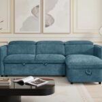 Grid-Tufted Modern Corner Sleeper Sofa Bed with Storage Chaise (Copy) (Copy) (Copy) (Copy)