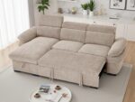 Modern Sectional Sofa Bed with Pull-Out Sleeper