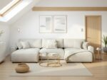 Modern U-Shaped Sectional Sofa Bed with Dual Storage - Image 2
