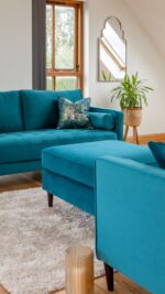 Modern Faux Leather Sofa Set - Image 2