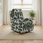 Modern Swivel Glider Recliner Chair