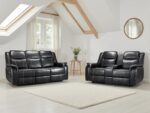 Luxury Faux Leather Power Reclining Sofa Set - Image 7