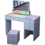 Ascend Vanity Set (Table + Mirror)