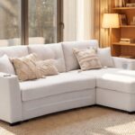 Functional Sofa Bed (Right) – Beige