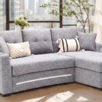 Functional Sofa Bed (Right) – Dark Grey